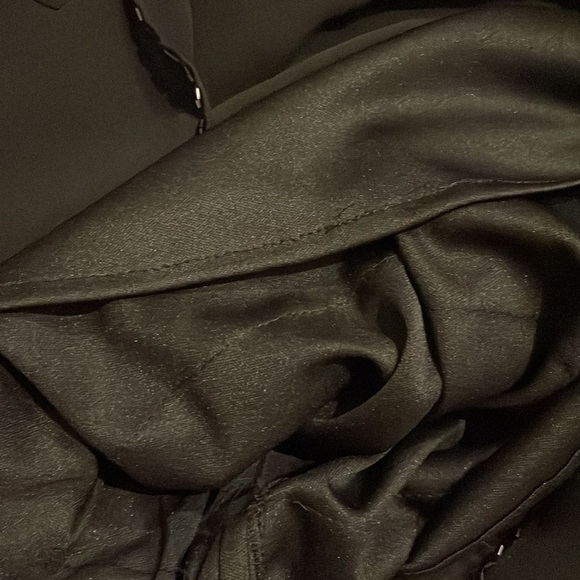 Patra Flapper Dress Tiered Chiffon Size 12 Black Fits Like Size 8 LBD - Picture 10 of 11